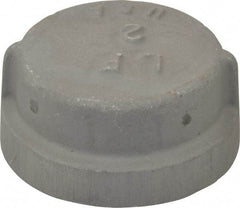 Latrobe Foundry - 2" Aluminum Pipe End Cap - 150 psi, F End Connection, Grade 356-F - Industrial Tool & Supply