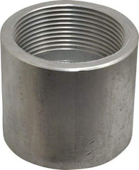 Latrobe Foundry - 2-1/2" Aluminum Pipe Coupling - 150 psi, F End Connection, Grade 6061-T6 - Industrial Tool & Supply