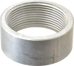 Latrobe Foundry - 2-1/2" Aluminum Pipe Half Coupling - 150 psi, F End Connection, Grade 6061-T6 - Industrial Tool & Supply