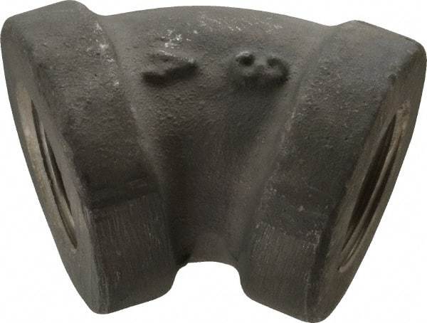 Latrobe Foundry - 3/4" Aluminum Pipe 45° Elbow - 150 psi, F End Connection, Grade 356-F - Industrial Tool & Supply
