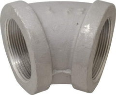 Latrobe Foundry - 2" Aluminum Pipe 45° Elbow - 150 psi, F End Connection, Grade 356-F - Industrial Tool & Supply