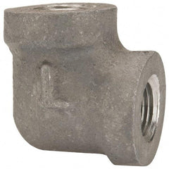 Latrobe Foundry - 1/8" Aluminum Pipe 90° Elbow - 150 psi, F End Connection, Grade 356-F - Industrial Tool & Supply