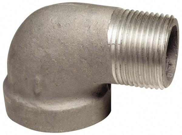 Latrobe Foundry - 2-1/2" Aluminum Pipe 90° Street Elbow - 150 psi, M x F End Connection, Grade 356-F - Industrial Tool & Supply