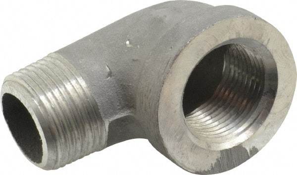 Latrobe Foundry - 1" Aluminum Pipe 90° Street Elbow - 150 psi, M x F End Connection, Grade 356-F - Industrial Tool & Supply