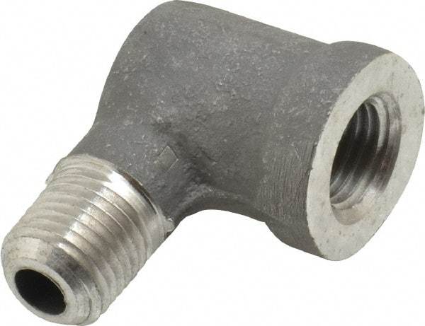Latrobe Foundry - 1-1/4" Aluminum Pipe 90° Street Elbow - 150 psi, M x F End Connection, Grade 356-F - Industrial Tool & Supply