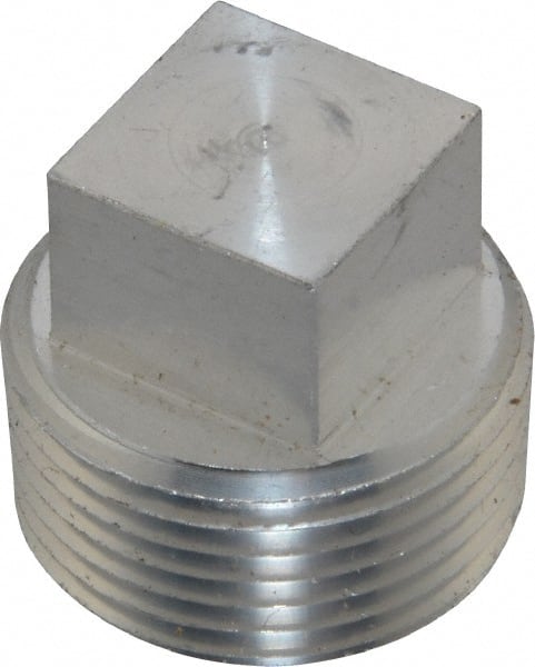 Latrobe Foundry - 3/4" Aluminum Pipe Square Head Plug - Industrial Tool & Supply