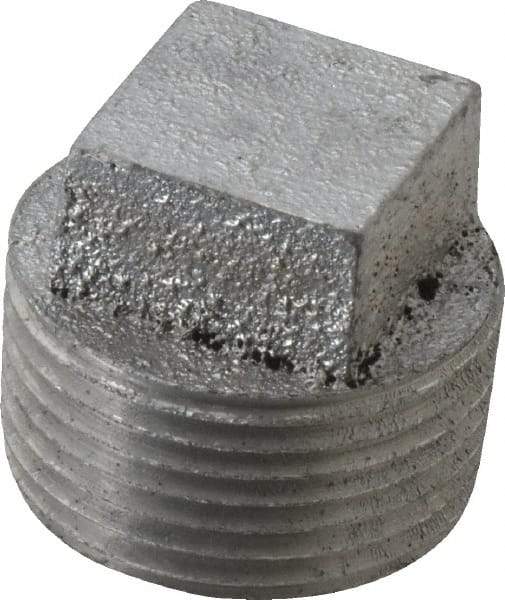 Latrobe Foundry - 1" Aluminum Pipe Square Head Plug - 150 psi, M End Connection, Grade 356-F - Industrial Tool & Supply