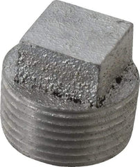 Latrobe Foundry - 1" Aluminum Pipe Square Head Plug - 150 psi, M End Connection, Grade 356-F - Industrial Tool & Supply