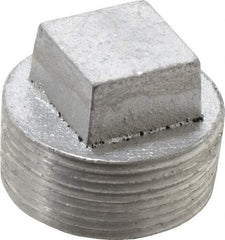 Latrobe Foundry - 1-1/4" Aluminum Pipe Square Head Plug - 150 psi, M End Connection, Grade 356-F - Industrial Tool & Supply