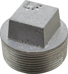 Latrobe Foundry - 1-1/2" Aluminum Pipe Square Head Plug - 150 psi, M End Connection, Grade 356-F - Industrial Tool & Supply