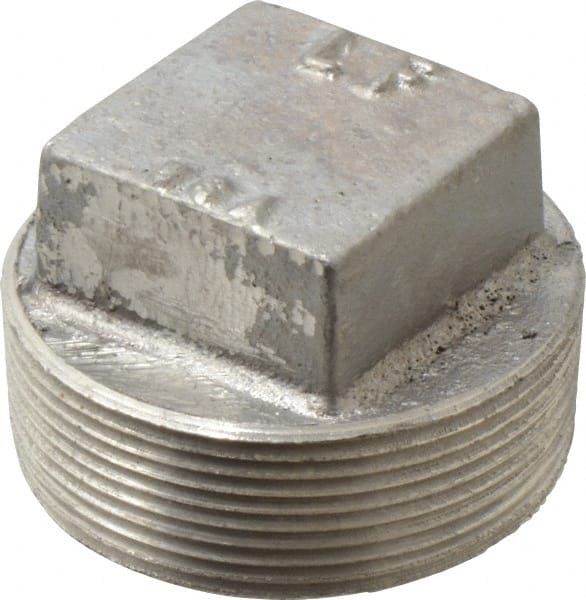 Latrobe Foundry - 2" Aluminum Pipe Square Head Plug - Industrial Tool & Supply