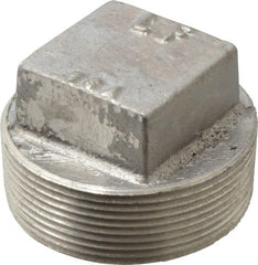Latrobe Foundry - 2" Aluminum Pipe Square Head Plug - Industrial Tool & Supply
