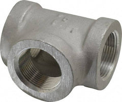 Latrobe Foundry - 1-1/4" Aluminum Pipe Tee - 150 psi, F End Connection, Grade 356-F - Industrial Tool & Supply