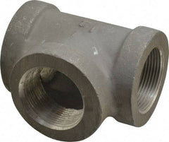 Latrobe Foundry - 1-1/2" Aluminum Pipe Tee - 150 psi, F End Connection, Grade 356-F - Industrial Tool & Supply
