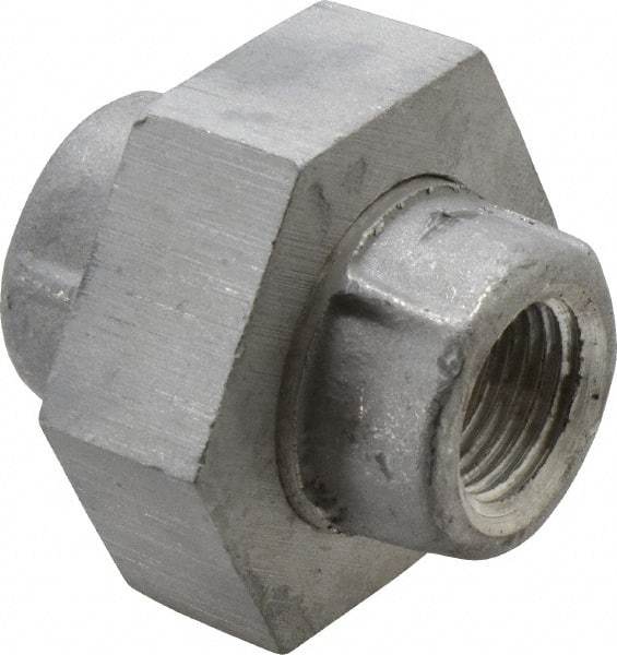 Latrobe Foundry - 1/2" Aluminum Pipe Union - 150 psi, F End Connection, Grade 356-F - Industrial Tool & Supply
