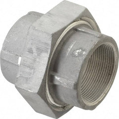 Latrobe Foundry - 2" Aluminum Pipe Union - 150 psi, F End Connection, Grade 356-F - Industrial Tool & Supply