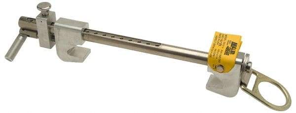 Miller - Fixed Shadow Beam Anchor - Stainless Steel/Aluminum - Industrial Tool & Supply