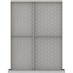 LISTA - 4-Compartment Drawer Divider Layout for 3.15" High Drawers - Industrial Tool & Supply