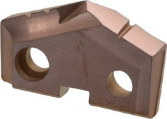 Allied Machine and Engineering - 1-1/64" Diam x 3/16" Thick, Seat Code 2, 132° Included Angle Spade Drill Insert - AM200 Coated, Cobalt, Grade Super Cobalt, Series GEN2 T-A - Industrial Tool & Supply