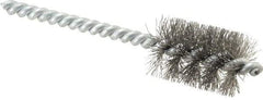 Schaefer Brush - 5/8 Inch Inside Diameter, 13/16 Inch Actual Brush Diameter, Carbon Steel, Power Fitting and Cleaning Brush - 3/16 Shank Diameter, 3-5/8 Inch Long, Twisted Wire Stem, 3/4 Inch Refrigeration Outside Diameter - Industrial Tool & Supply