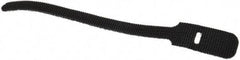 SpeedTech - 6" Long Black Nylon & Polyethylene Hook & Loop Strap - 40 Lb Tensile Strength - Industrial Tool & Supply