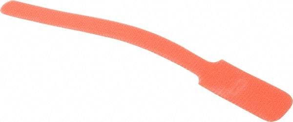 SpeedTech - 6" Long Orange Nylon & Polyethylene Hook & Loop Strap - 40 Lb Tensile Strength - Industrial Tool & Supply