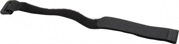 SpeedTech - 12" Long Black Nylon Hook & Loop Strap - 50 Lb Tensile Strength - Industrial Tool & Supply
