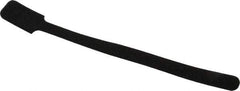 SpeedTech - 9" Long Black Nylon & Polyethylene Mountable Cable Tie - 40 Lb Tensile Strength, 2" Max Bundle Diam - Industrial Tool & Supply