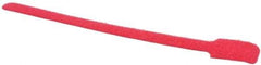 SpeedTech - 9" Long Red Nylon & Polyethylene Mountable Cable Tie - 40 Lb Tensile Strength, 2" Max Bundle Diam - Industrial Tool & Supply