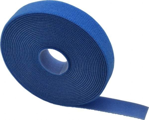 SpeedTech - 15' Long Blue Nylon & Polyethylene Hook & Loop Strap - 50 Lb Tensile Strength - Industrial Tool & Supply