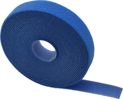 SpeedTech - 15' Long Blue Nylon & Polyethylene Hook & Loop Strap - 50 Lb Tensile Strength - Industrial Tool & Supply