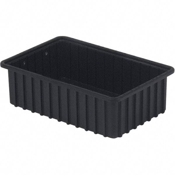 LEWISBins+ - 10-7/8" Wide x 5" High, Black Bin Divider Box - Use with DV1050 Short, DV1650 Long - Industrial Tool & Supply