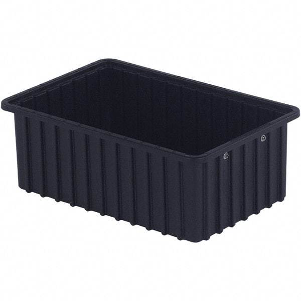 LEWISBins+ - 10-7/8" Wide x 6" High, Black Bin Divider Box - Use with DV1060 Short, DV1660 Long - Industrial Tool & Supply