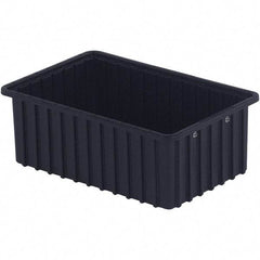 LEWISBins+ - 10-7/8" Wide x 6" High, Black Bin Divider Box - Use with DV1060 Short, DV1660 Long - Industrial Tool & Supply