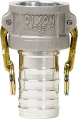 Dixon Valve & Coupling - 4" Aluminum Cam & Groove Suction & Discharge Hose Female Coupler Hose Shank - Part C, 100 Max psi - Industrial Tool & Supply