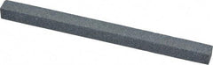 Grier Abrasives - Square, Silicone Carbide, Finishing Stick - 4" Long x 1/4" Wide x 1/4" Thick, 3/32" Diam x 1-1/2" Long Shank, Medium Grade - Industrial Tool & Supply