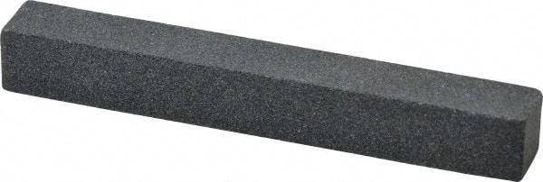 Grier Abrasives - Square, Silicone Carbide, Finishing Stick - 4" Long x 1/2" Wide x 1/2" Thick, 3/32" Diam x 1-1/2" Long Shank, Coarse Grade - Industrial Tool & Supply