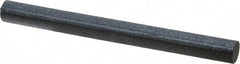 Grier Abrasives - Round, Silicone Carbide, Finishing Stick - 4" Long x 3/8" Width, 3/32" Diam x 1-1/2" Long Shank, Medium Grade - Industrial Tool & Supply