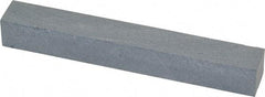 Grier Abrasives - Square, Silicon Carbide, Finishing Stick - 4" Long x 1/2" Wide x 1/2" Thick, 3/32" Diam x 1-1/2" Long Shank, Fine Grade - Industrial Tool & Supply