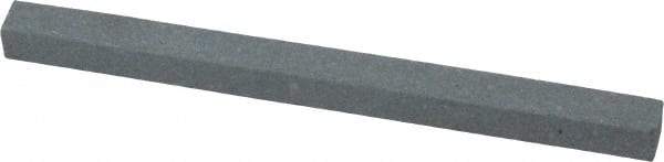 Grier Abrasives - Rectangular, Aluminum Oxide, Finishing Stick - 4" Long x 1/4" Width, 3/32" Diam x 1-1/2" Long Shank, Fine Grade - Industrial Tool & Supply