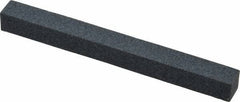 Grier Abrasives - Square, Aluminum Oxide, Finishing Stick - 4" Long x 3/8" Wide x 3/8" Thick, 3/32" Diam x 1-1/2" Long Shank, Coarse Grade - Industrial Tool & Supply