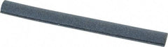 Grier Abrasives - Half Round, Aluminum Oxide, Finishing Stick - 4" Long x 3/8" Width, 3/32" Diam x 1-1/2" Long Shank, Medium Grade - Industrial Tool & Supply