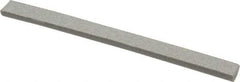 Grier Abrasives - Half Round, Aluminum Oxide, Finishing Stick - 4" Long x 3/8" Width, 3/32" Diam x 1-1/2" Long Shank, Fine Grade - Industrial Tool & Supply