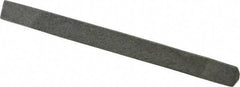 Grier Abrasives - Three Square, Aluminum Oxide, Finishing Stick - 4" Long x 1/4" Width, 3/32" Diam x 1-1/2" Long Shank, Fine Grade - Industrial Tool & Supply