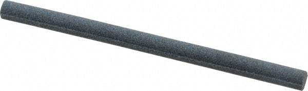 Grier Abrasives - Round, Aluminum Oxide, Finishing Stick - 4" Long x 1/4" Width, 3/32" Diam x 1-1/2" Long Shank, Medium Grade - Industrial Tool & Supply