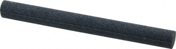 Grier Abrasives - Round, Aluminum Oxide, Finishing Stick - 4" Long x 3/8" Width, 3/32" Diam x 1-1/2" Long Shank, Coarse Grade - Industrial Tool & Supply