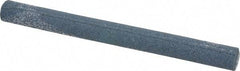 Grier Abrasives - Round, Aluminum Oxide, Finishing Stick - 4" Long x 3/8" Width, 3/32" Diam x 1-1/2" Long Shank, Medium Grade - Industrial Tool & Supply