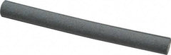 Grier Abrasives - Round, Aluminum Oxide, Finishing Stick - 4" Long x 3/8" Width, 3/32" Diam x 1-1/2" Long Shank, Fine Grade - Industrial Tool & Supply