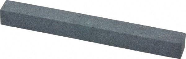 Grier Abrasives - Square, Aluminum Oxide, Finishing Stick - 4" Long x 3/8" Wide x 3/8" Thick, 3/32" Diam x 1-1/2" Long Shank, Medium Grade - Industrial Tool & Supply