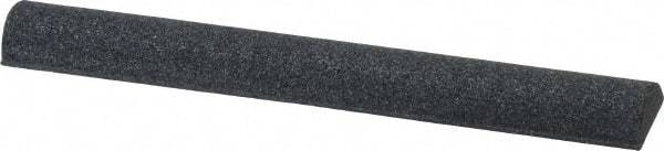 Grier Abrasives - Half Round, Silicone Carbide, Finishing Stick - 4" Long x 1/2" Width, 3/32" Diam x 1-1/2" Long Shank, Coarse Grade - Industrial Tool & Supply